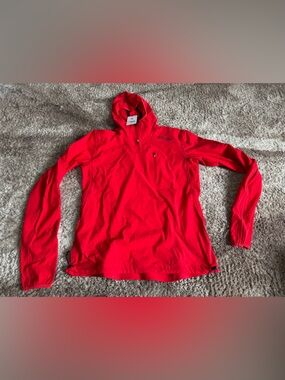 Soar Running Red Winter Anorak Jacket